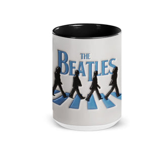 The Beatles Abbey Road Accent Mug Classic Crosswalk Silhouette Coffee Cup