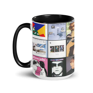 Elton John Album Art Accent Mug A Sip of Timeless Hits