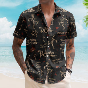 My Chemical Romance Hawaiian Shirt - Unisex Black Parade Soldier Summer Button Up