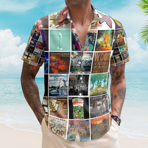 Widespread Panic Hawaiian Shirt – Vintage Album Collage Southern Rock Style
