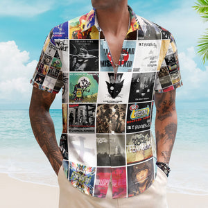 My Chemical Romance Hawaiian Shirt – Iconic Album Collage Emo Rock Style