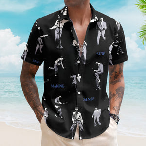 Stop Making Sense Talking Heads David Byrne Hawaiian Shirt – Retro Music Inspired Aloha Shirt