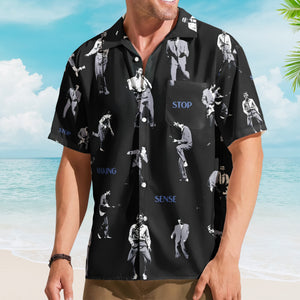 Stop Making Sense Talking Heads David Byrne Hawaiian Shirt – Retro Music Inspired Aloha Shirt