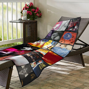 The Cure Band Beach Towel Album Cover Collage Classic Rock Towel