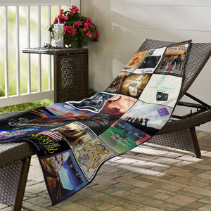 Lynyrd Skynyrd Beach Towel Album Cover Collage Southern Rock Towel