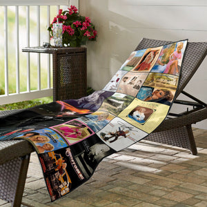 Dolly Parton Beach Towel Album Cover Collage Country Music Towel