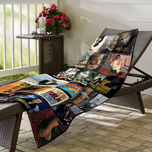 Bruce Springsteen Beach Towel Album Cover Collage Classic Rock Towel