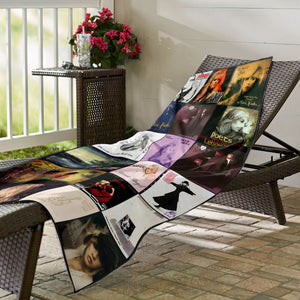 Stevie Nicks 1 Beach Towel Album Cover Collage Classic Rock Towel