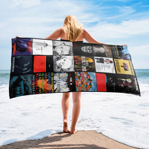 Radiohead Beach Towel Album Cover Collage Alternative Rock Towel