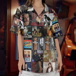 Lynyrd Skynyrd Nostalgia Collage Hawaiian Shirt – Southern Rock Memories Gift