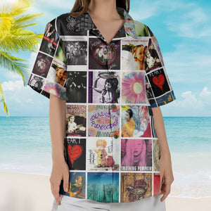 The Smashing Pumpkins Album Collage Hawaiian Shirt – Rock Music Band Fan Shirt