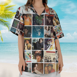 Rick Springfield Album Collage Hawaiian Shirt – Pop Rock Music Fan Shirt