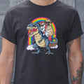 Pug Unicorn Dinosaur T rex  Kids Girls Women Rainbow Classic Unisex T-Shirt