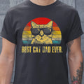 Mens Best Cat Dad Ever  Funny Cat Dad Father Classic Unisex T-Shirt