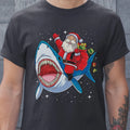 Santa ride shark Classic Unisex T-Shirt