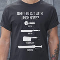 Cut With Which Knife Classic Unisex T-Shirt