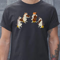 Fun Cats Playing Violin Cello  Gift Music Cat Lover Classic Unisex T-Shirt