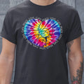 Peace Love Cats Tie Dye Classic Unisex T-Shirt