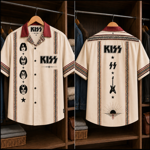 KISS Luxury Design Hawaiian Shirt – Hard Rock Inspired Hawaiian Shirt