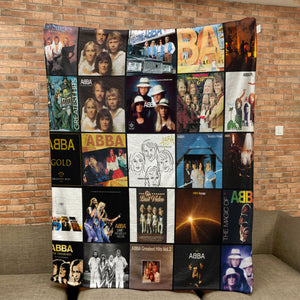 ABBA Sherpa Blanket Cozy Nostalgia Wrapped in Iconic Album Art