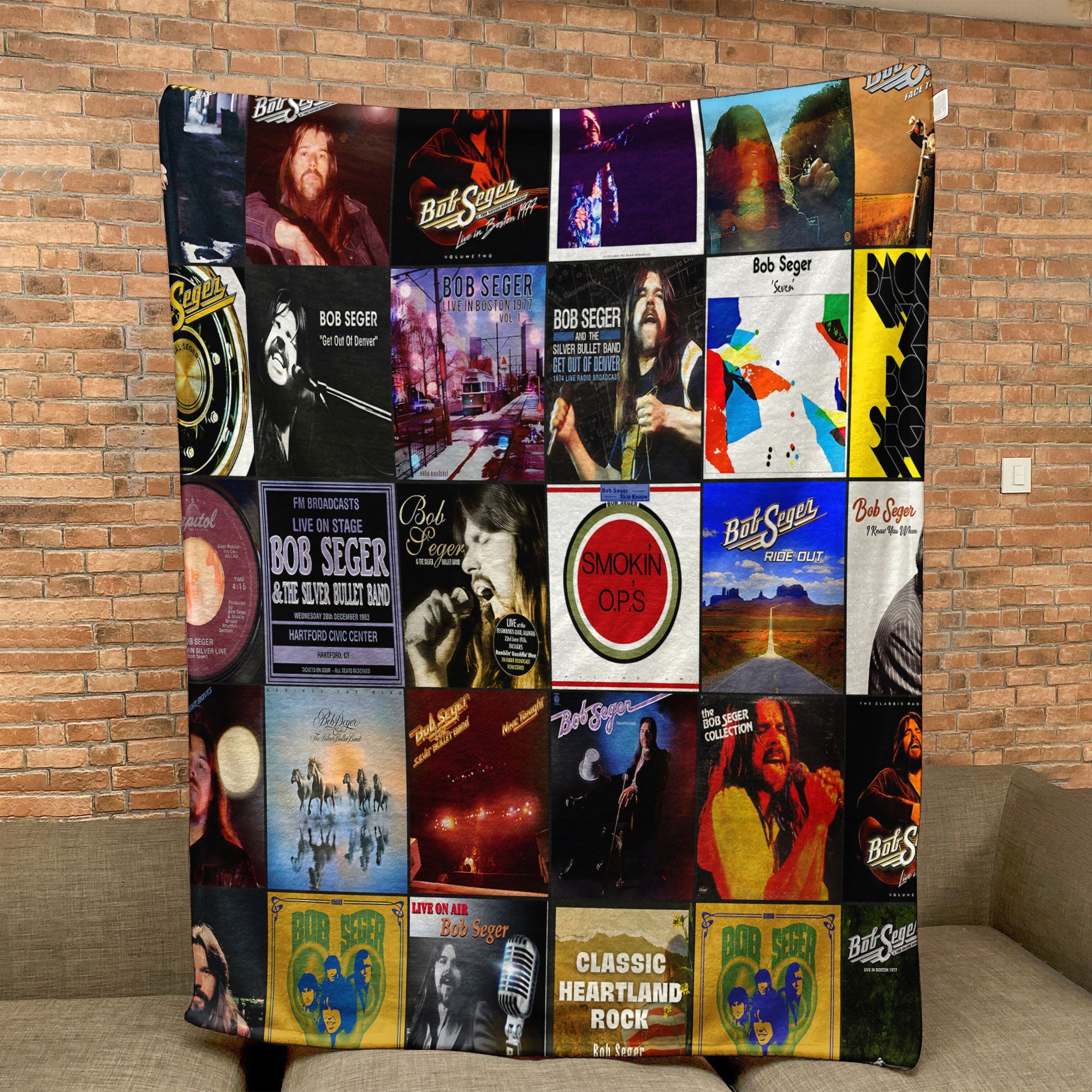 Bob Seger Sherpa Blanket A Heartland Rock Tribute for True Fans