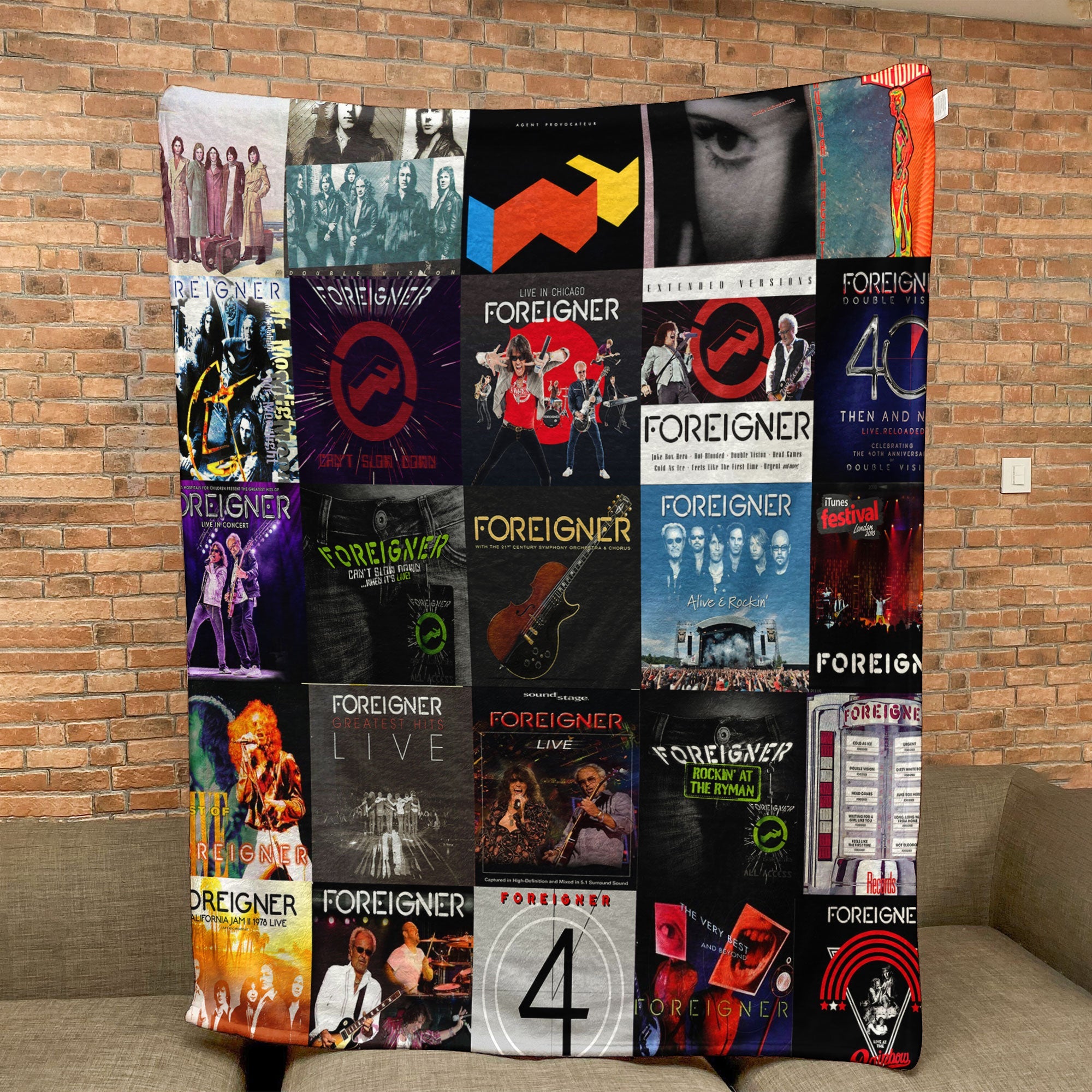 Foreigner Sherpa Blanket A Rock Anthem Tribute for True Fans