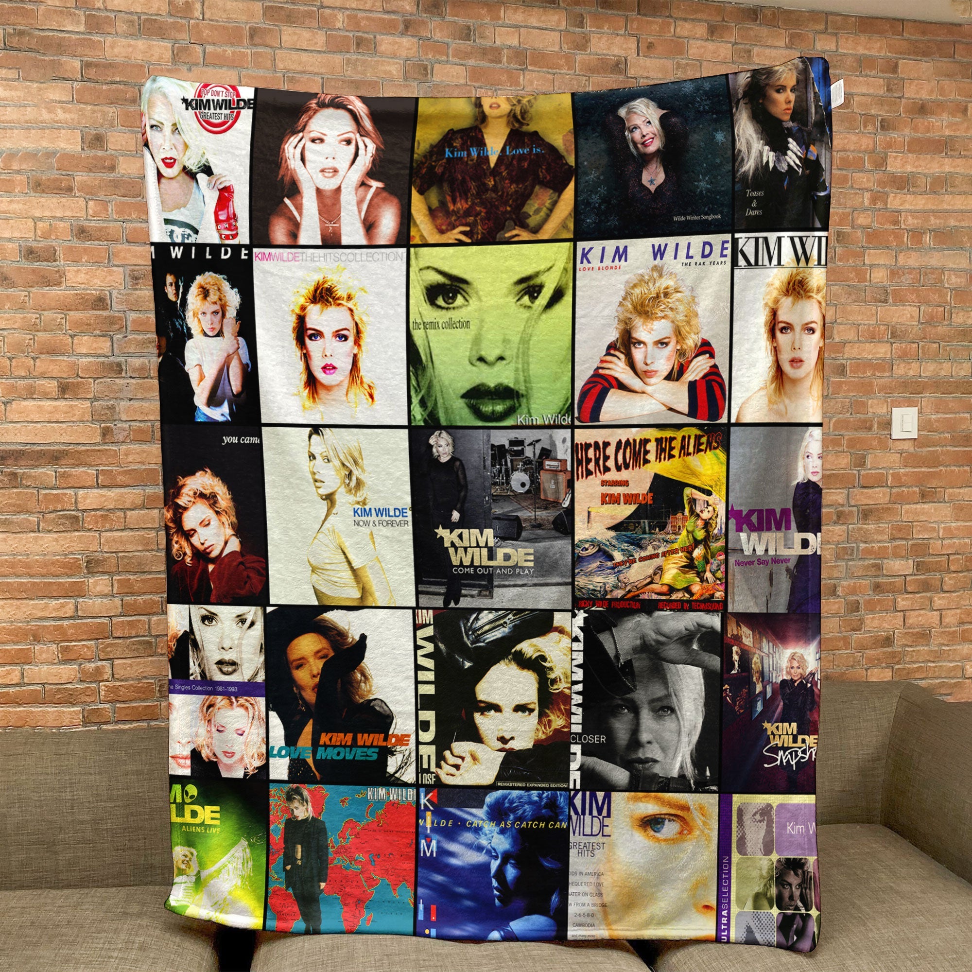 Kim Wilde Sherpa Blanket A Retro Pop Dream for True ’80s Fans
