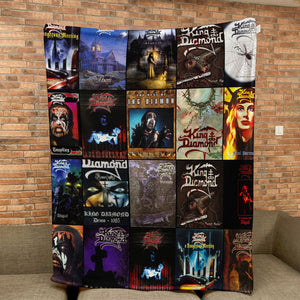 King Diamond Sherpa Blanket A Haunting Tribute to Metal’s Darkest Legend