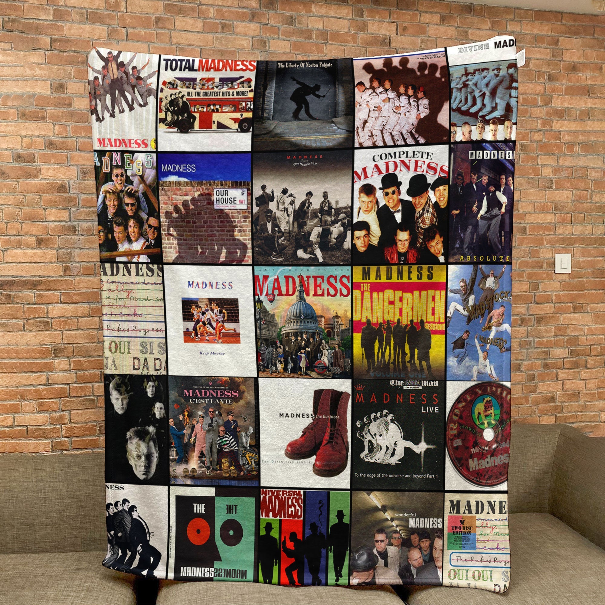 Madness Sherpa Blanket A Ska & Pop Tribute for True Fans