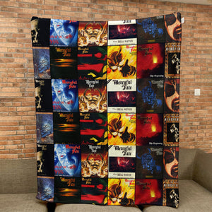 Mercyful Fate Sherpa Blanket A Dark Heavy Metal Tribute for True Fans