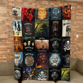 Motörhead Sherpa Blanket Heavy Metal Warmth Wrapped in Iconic Album Art