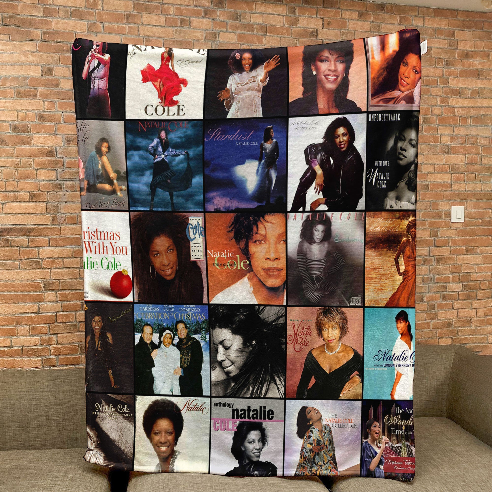 Natalie Cole Sherpa Blanket A Soulful, Timeless Tribute for True Fans