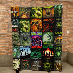 Overkill Sherpa Blanket A Thrash Metal Time Capsule for True Fans