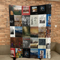 Zach Bryan Sherpa Blanket A Heartland Memory Quilt for True Fans