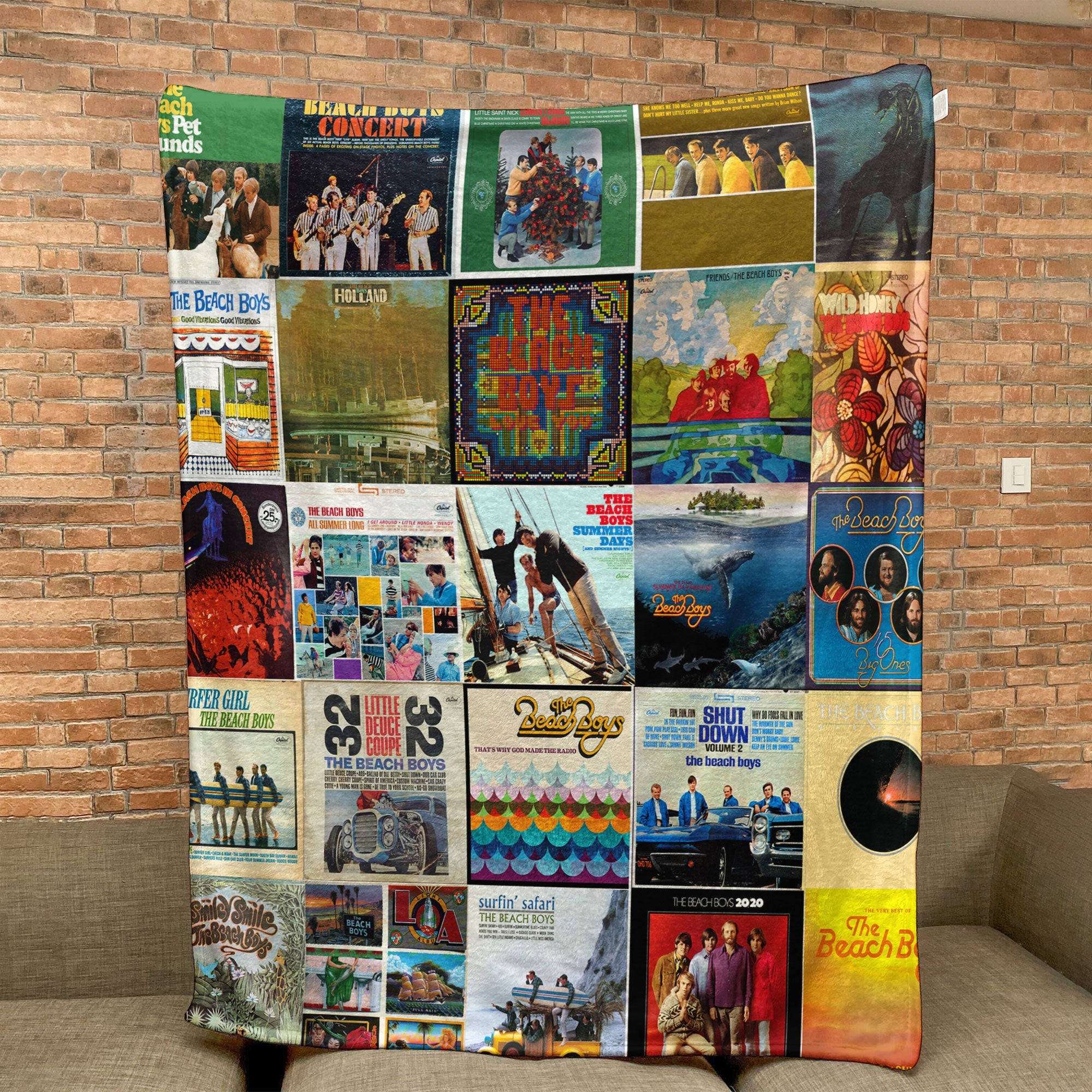 The Beach Boys Sherpa Blanket A Sun-Soaked Tribute to Timeless California Classics