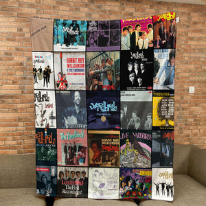 The Yardbirds Sherpa Blanket A Legendary Blues-Rock Album Collage for True Fans