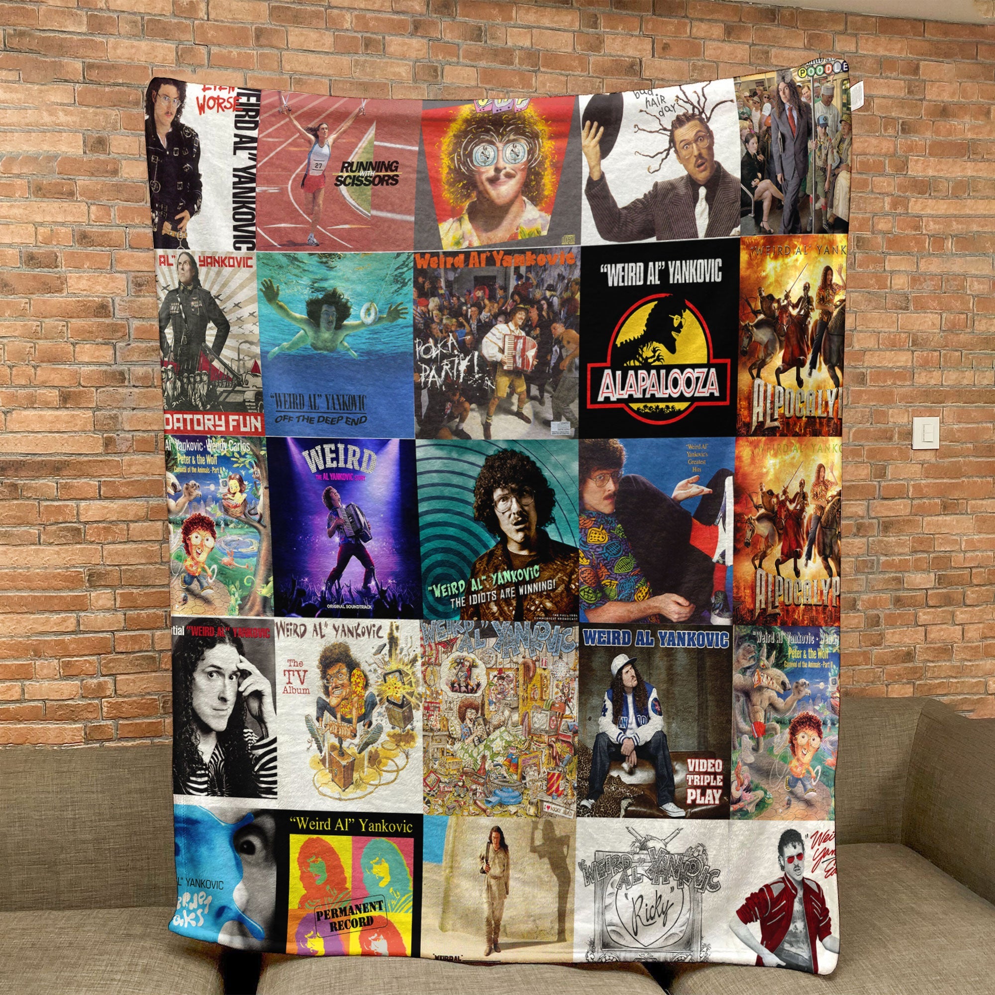 Weird Al Yankovic Sherpa Blanket A Whimsical, Comedy-Rock Tribute for True Fans