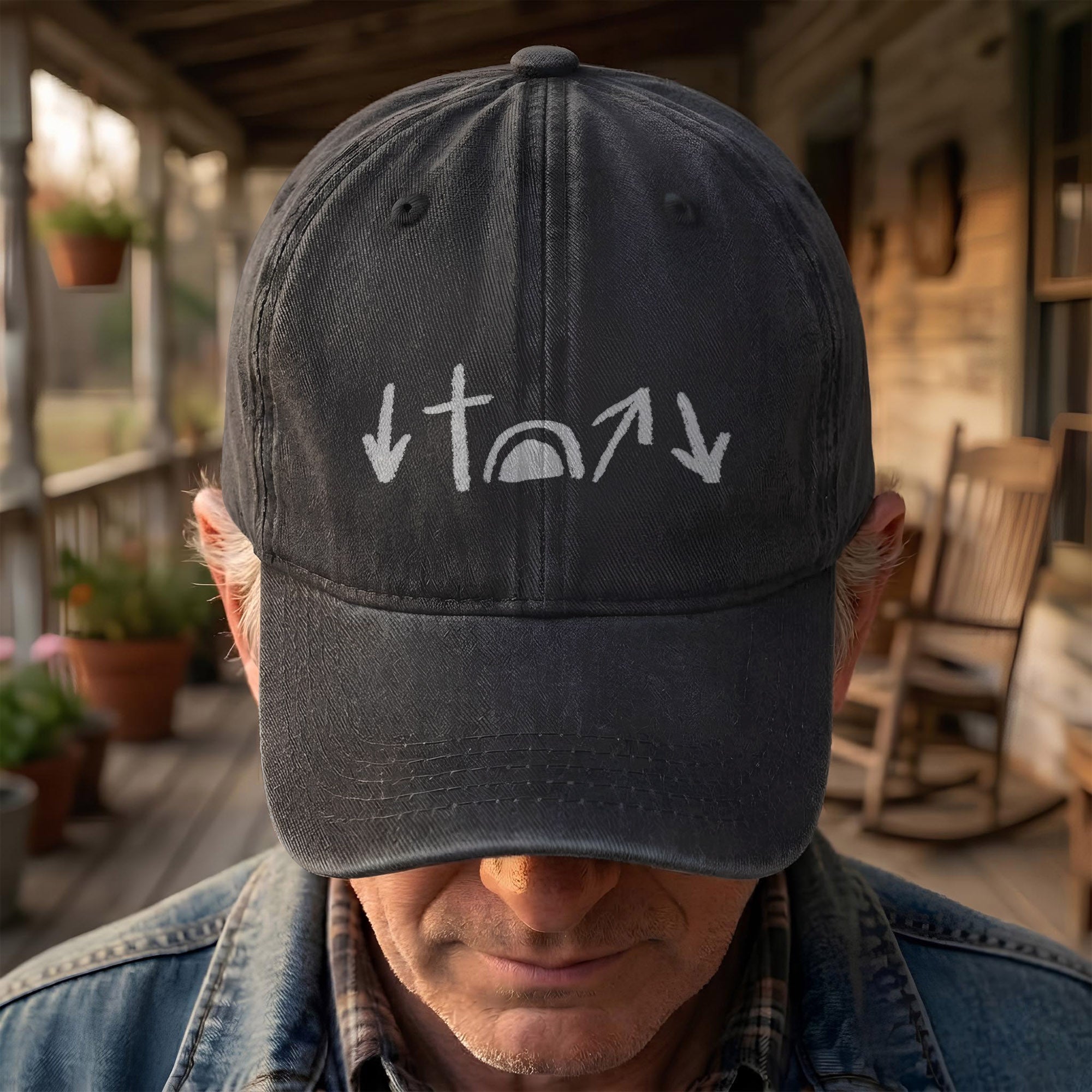 The Story Of Jesus Denim Cap Vintage Dad Cap Gift For Dad (With Box)