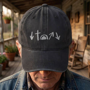 The Story Of Jesus Denim Cap Vintage Dad Cap Gift For Dad (With Box)