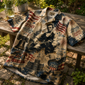 Abraham Lincoln 250 Years of Independence Hawaiian Shirt – Patriotic Freedom Celebration AOP Shirt 1776–2026