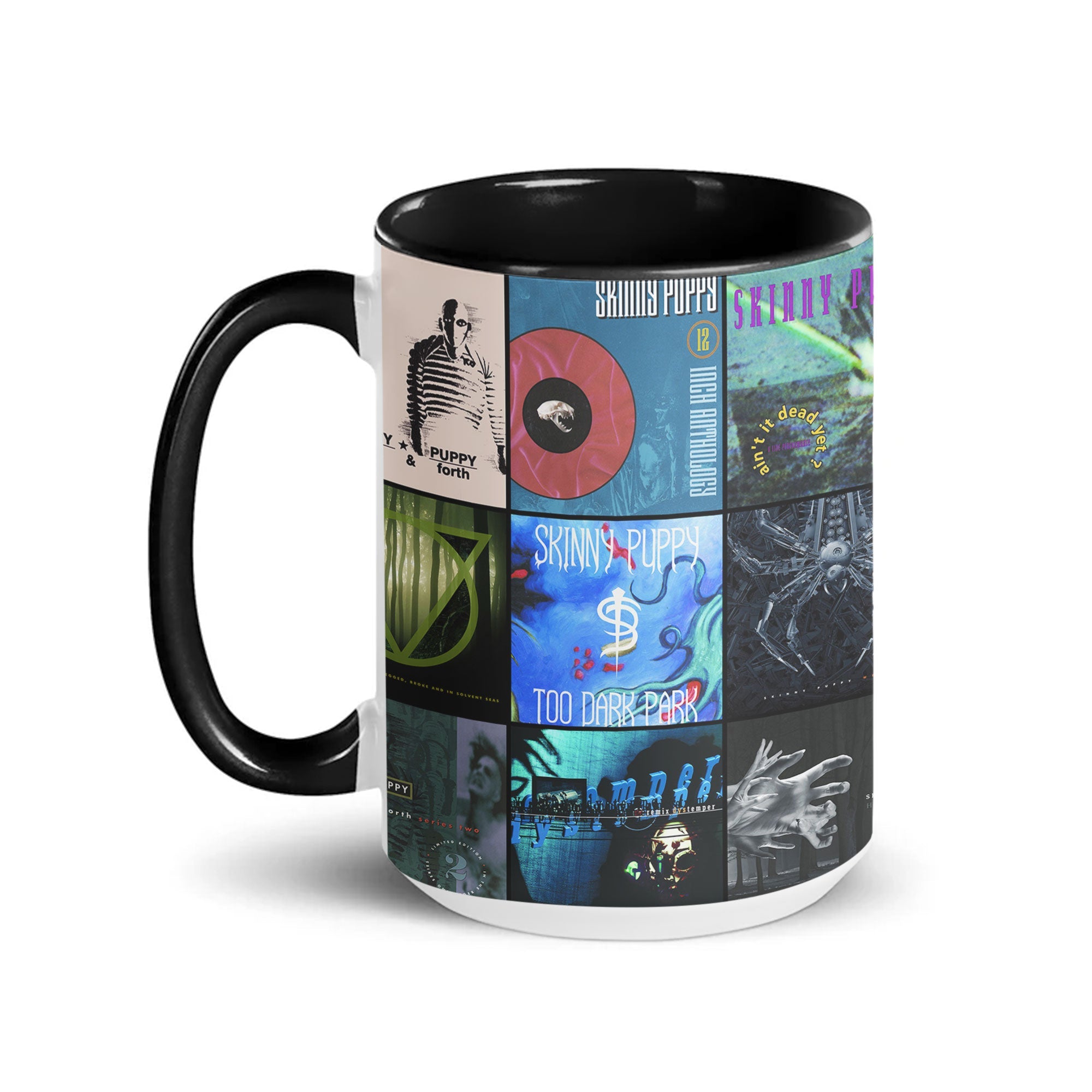 Skinny Puppy Accent Mug Industrial Legends Album Collage Gift