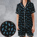 Santa Cruz Screaming Hand Satin Short-Sleeve Pajamas Set