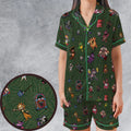 Five Nights at Freddy's Characters Satin Short-Sleeve Pajamas Set