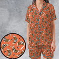 Gremlins Gizmo Head Toss Satin Short-Sleeve Pajamas Set