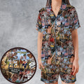 The Sandlot Satin Short-Sleeve Pajamas Set