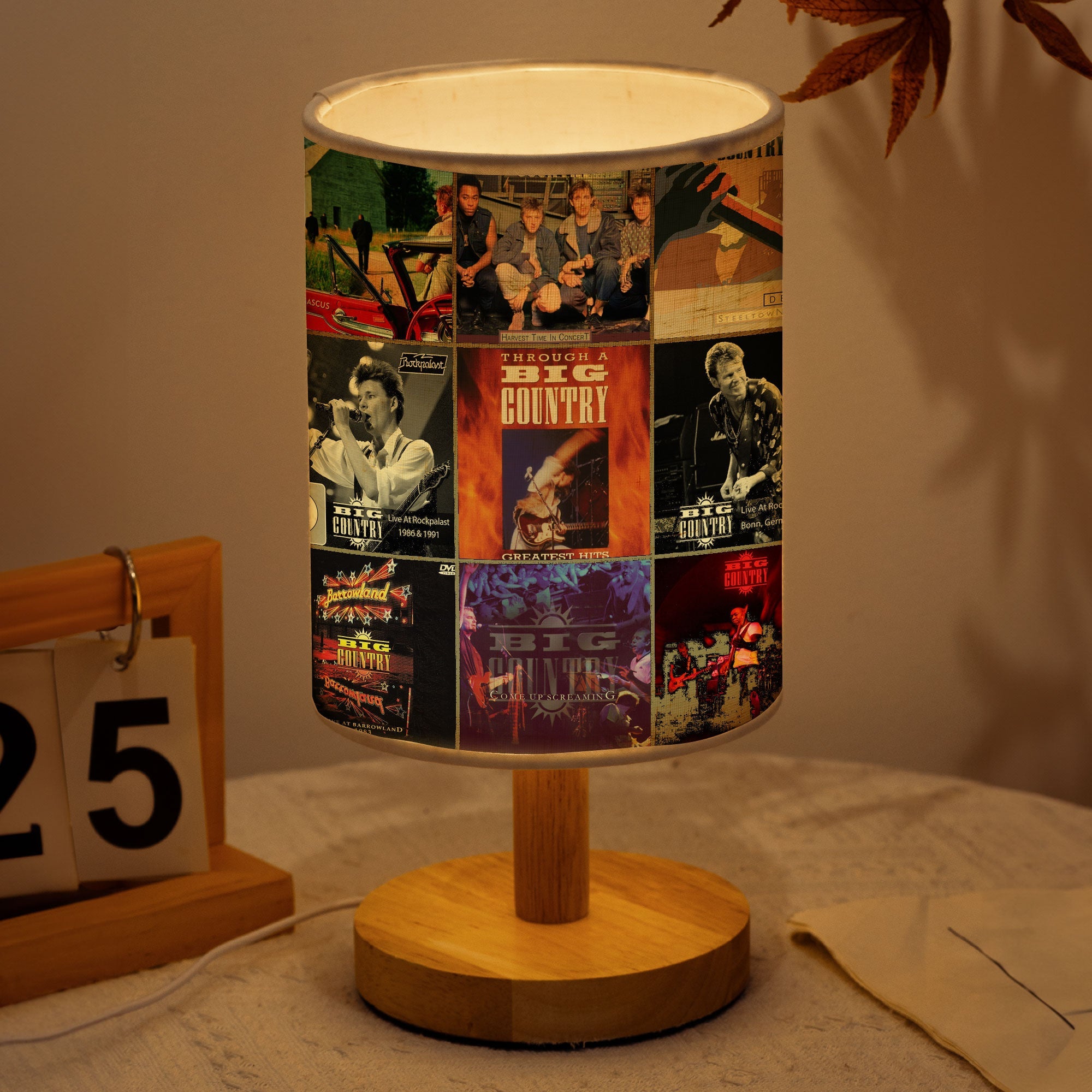 Big Country Album Cover Lamp Classic Rock Nostalgia Home Decor