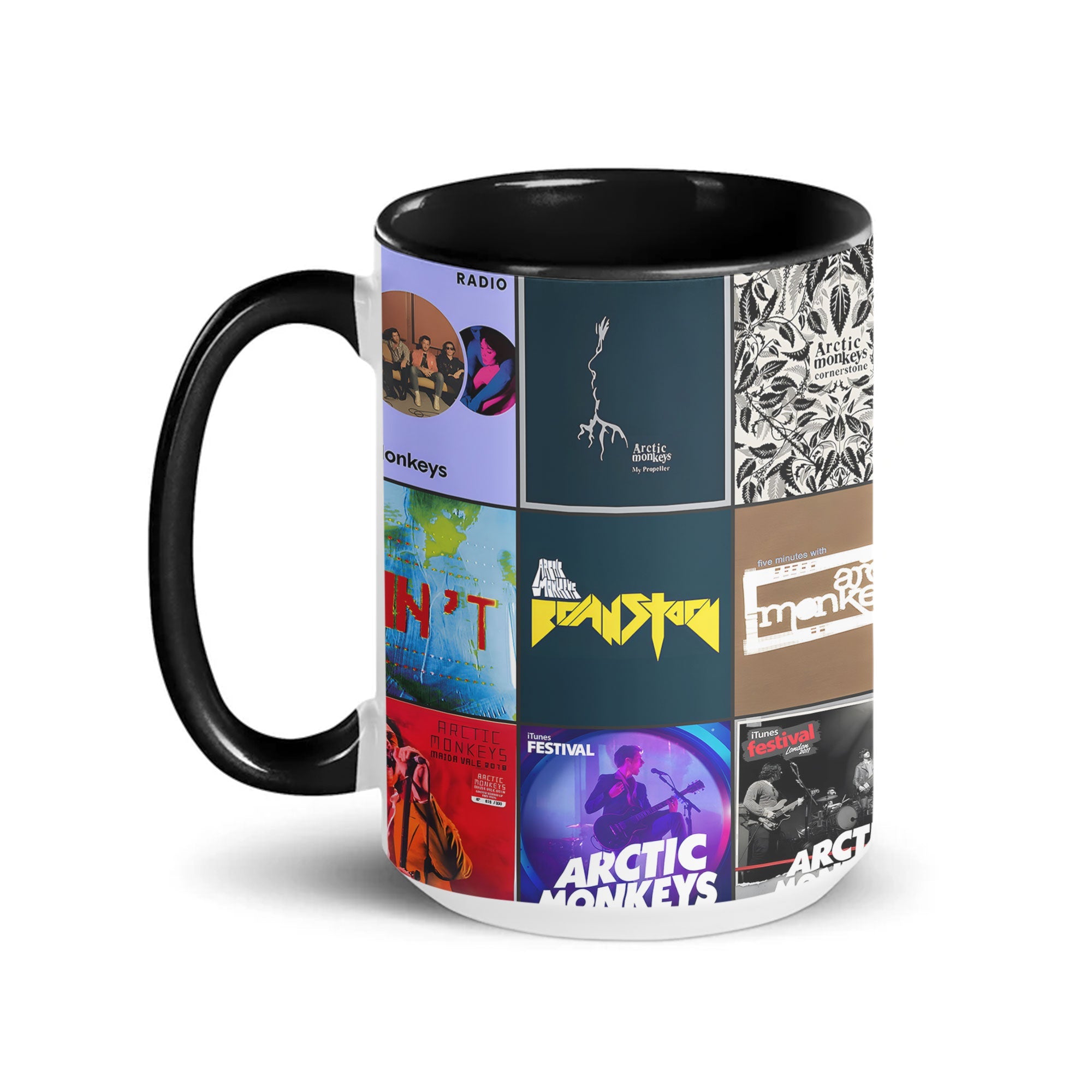 Arctic Monkeys Accent Mug Classic Album Cover Collage Gift