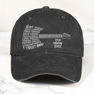 Bruce Springsteen & The E Street Band Denim Cap Retro Rock Music Fan Cap Gift For Dad (With Box)