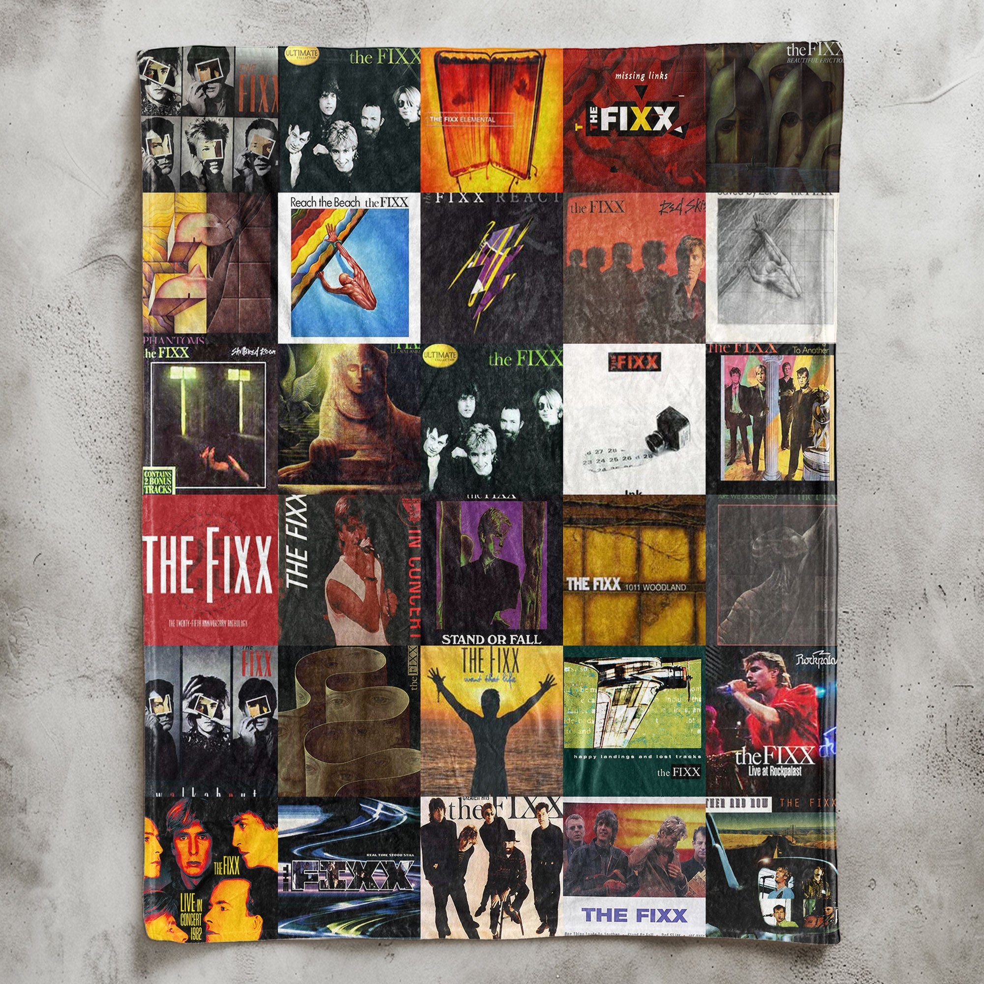 The Fixx Sherpa Blanket A Retro-New Wave Tribute for True Fans