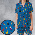 Sabrina The Teenage Witch Satin Short-Sleeve Pajamas Set